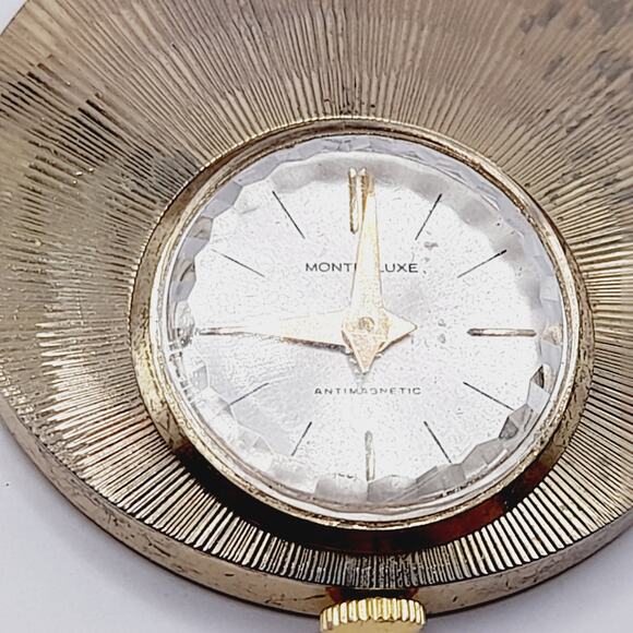 Vintage Ladies Montreluxe Wind-Up Pendant Watch Necklace – Not Working - Picture 6 of 7